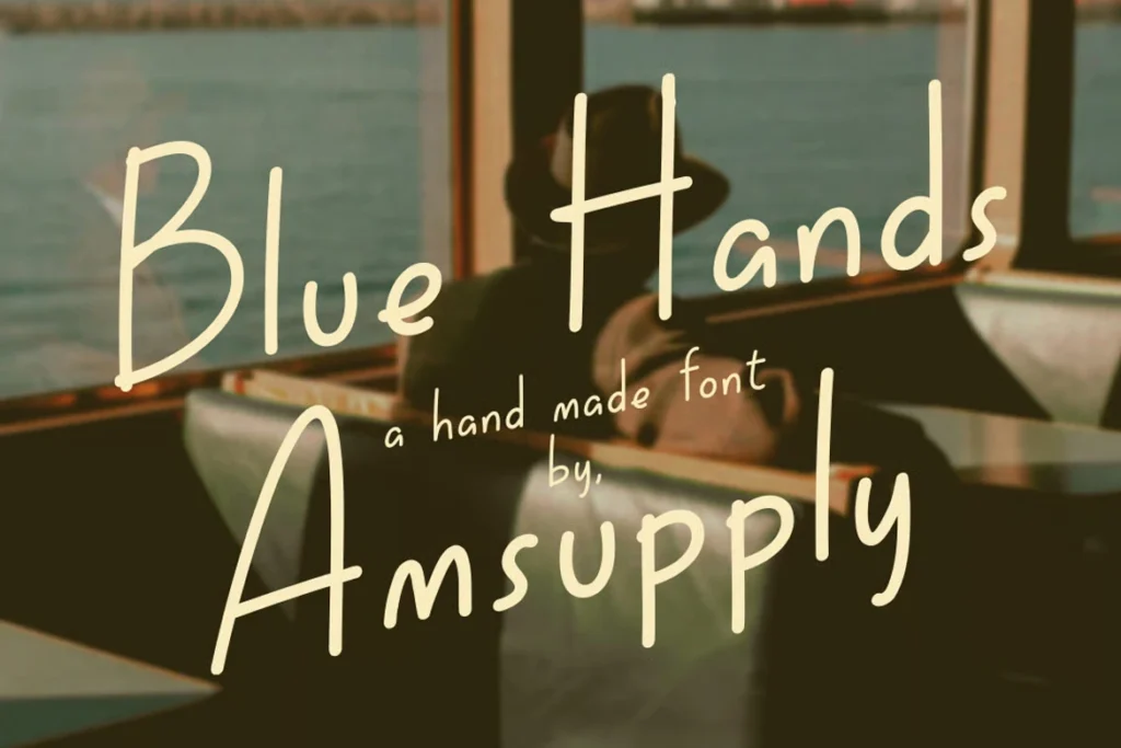 Blue hands free font download | freefont Pro free font download | freefont Pro