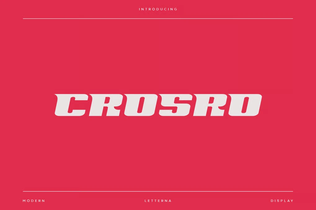 Crosro modern sport typeface free font download | freefont Pro free font download | freefont Pro