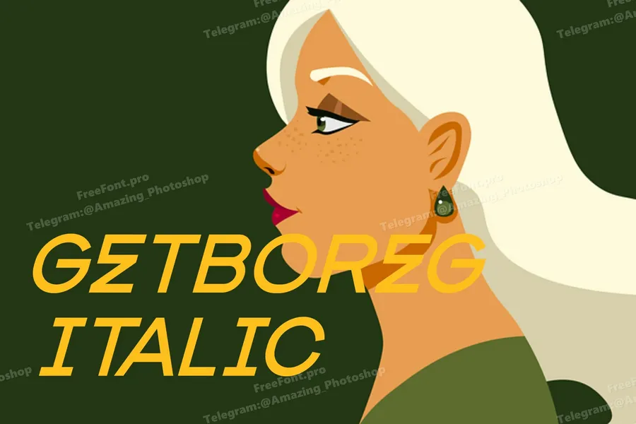 Getboreg italic free font download | freefont Pro free font download | freefont Pro