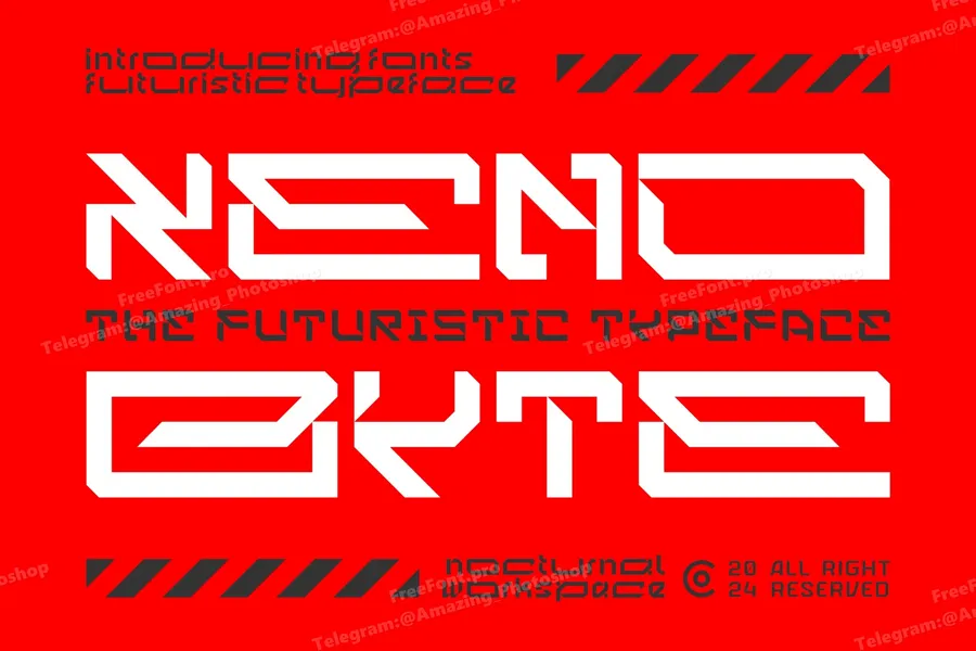 Xeno byte futuristic font free font download | freefont Pro free font download | freefont Pro