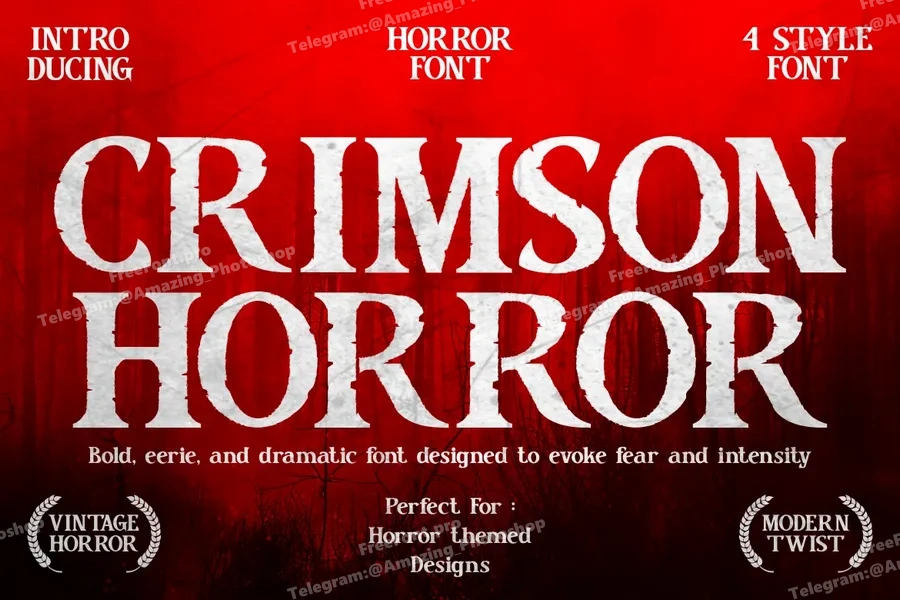 Crimsonhorrorhorrorfont20250704172739utc free font download | freefont Pro free font download | freefont Pro