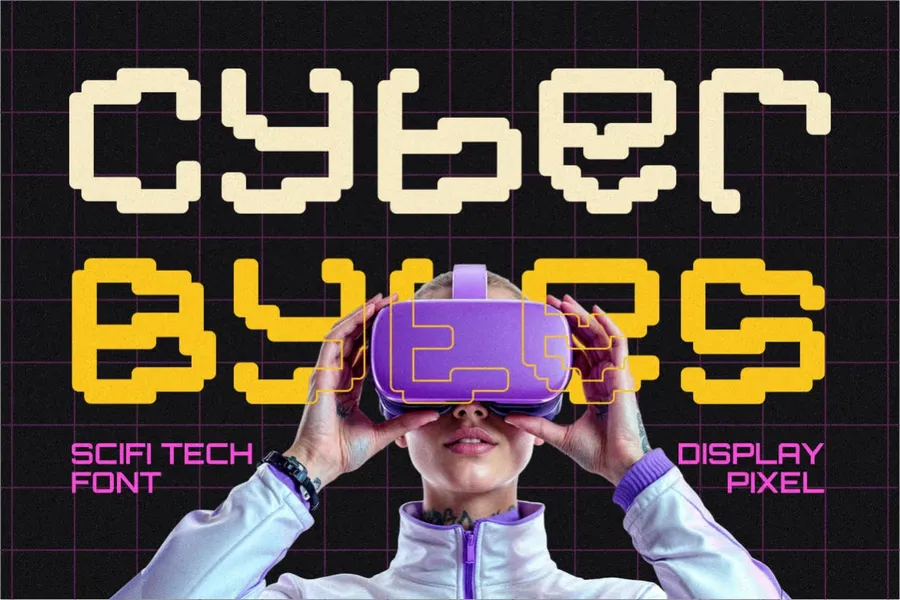 Cyberbytesfuturisticpixelfont20250711201257utc free font download | freefont Pro free font download | freefont Pro