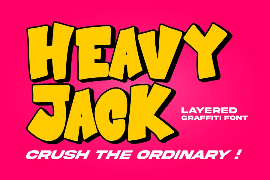 Heavyjacklayeredgraffitifont20250711202500utc free font download | freefont Pro free font download | freefont Pro