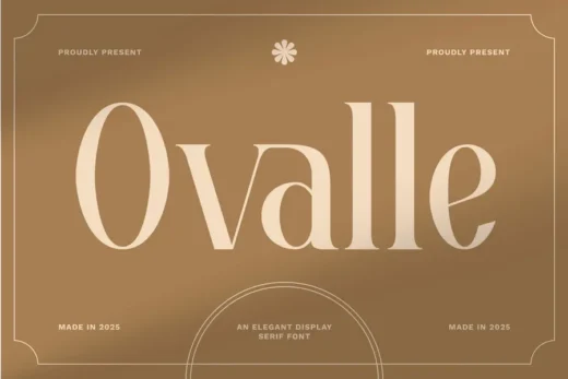 Ovalle  display serif typeface  free font download | freefont Pro