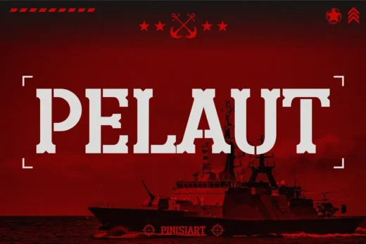 Pelaut   modern military font  free font download | freefont Pro