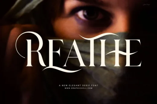 Reathe elegant serif font  classic  refined  free font download | freefont Pro