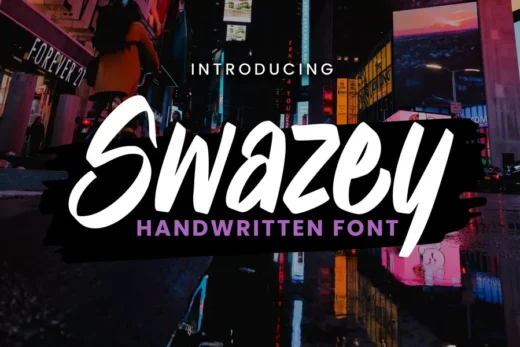 Swazey playful font  free font download | freefont Pro