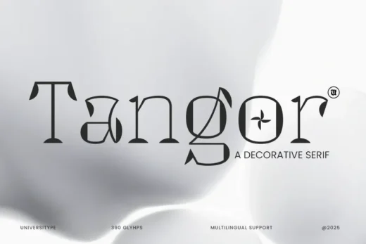 Tangor   a distinctive decorative serif  free font download | freefont Pro
