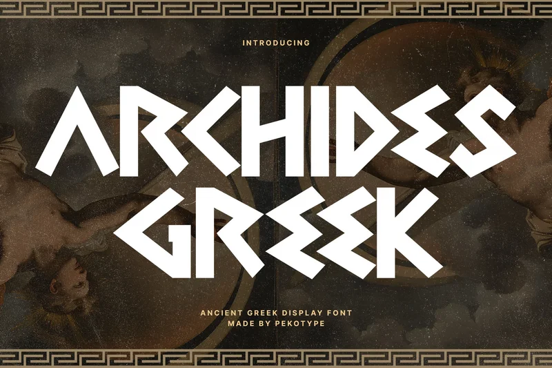 Archidesancientgreekdisplayfont20250811190638utc free font download | freefont Pro Archides ancient greek display font free font download | freefont Pro