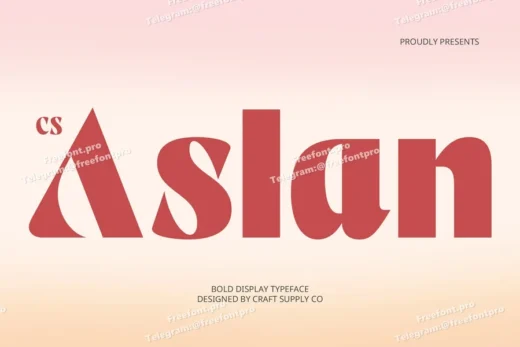 Aslan – Bold Font
