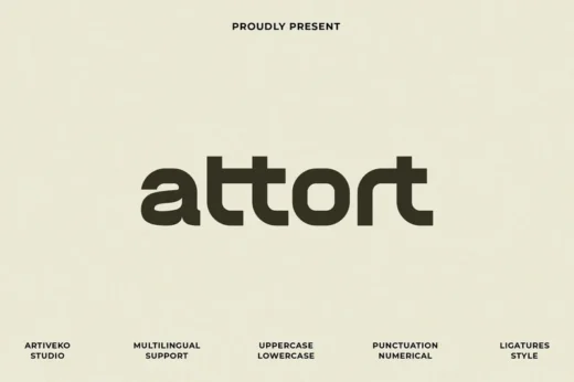 Attort Elegant Logo Font