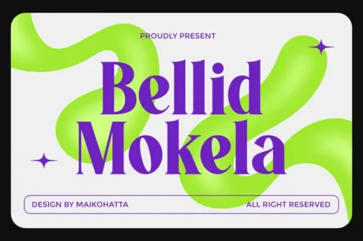 Bellid Mokela - Bold Serif Typeface