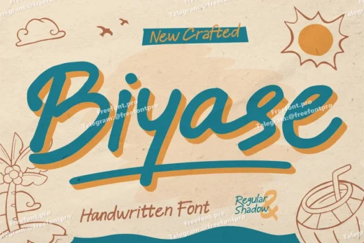 Biyase  free font download | freefont Pro