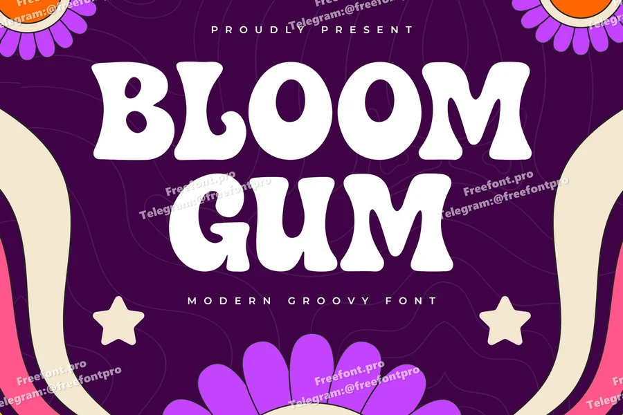 Bloomgumamoderngroovyfont20250804210548utc free font download | freefont Pro free font download | freefont Pro