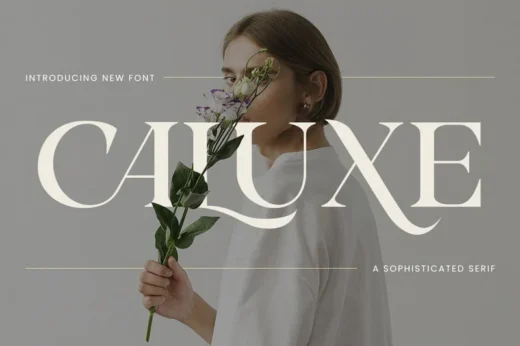 Caluxe – Modern Sophisticated Serif Logo Font