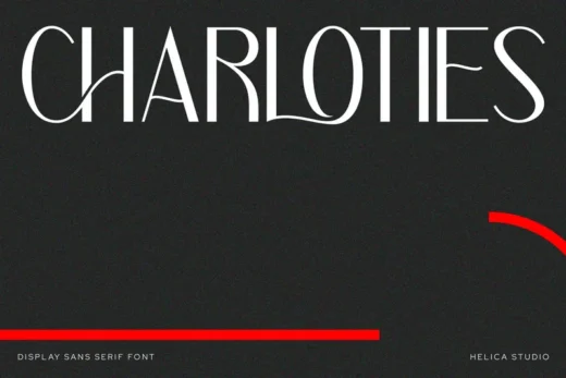 Charloties sans serif font  free font download | freefont Pro