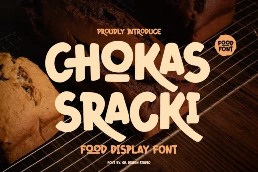 Chokas Sracki - Food Font