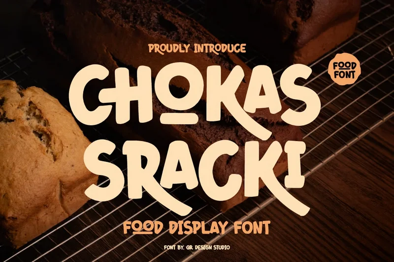 Chokassrackifoodfont20250819204556utc free font download | freefont Pro Chokas sracki food font free font download | freefont Pro