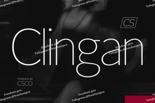 Clingan – Contemporary Font