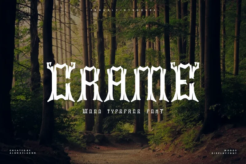 Crameamysticalandrusticdisplayfont20250811193241utc free font download | freefont Pro Crame a mystical and rustic display font free font download | freefont Pro
