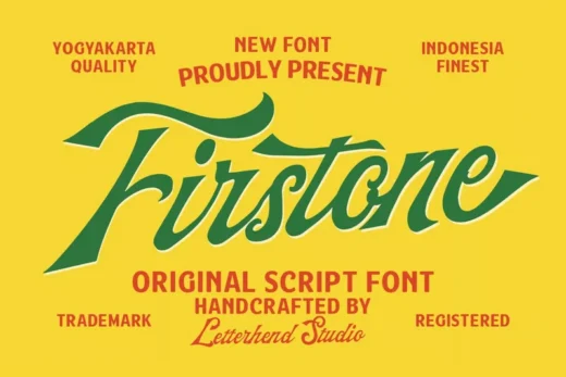 Firstone  free font download | freefont Pro