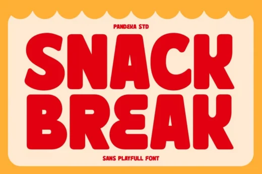 Food Bold Font - Snack Break