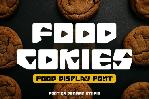 Food Cokies Font