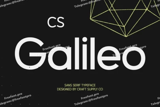 Galileo – Contemporary Font