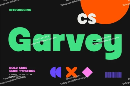 Garvey – Bold Font