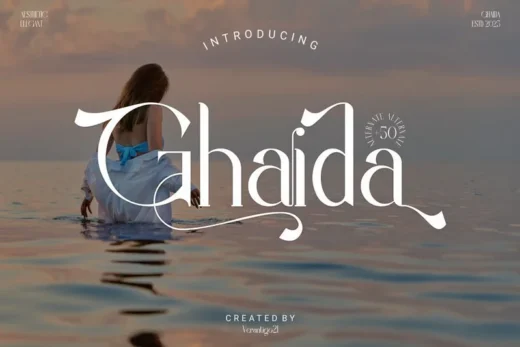 Ghaida  free font download | freefont Pro