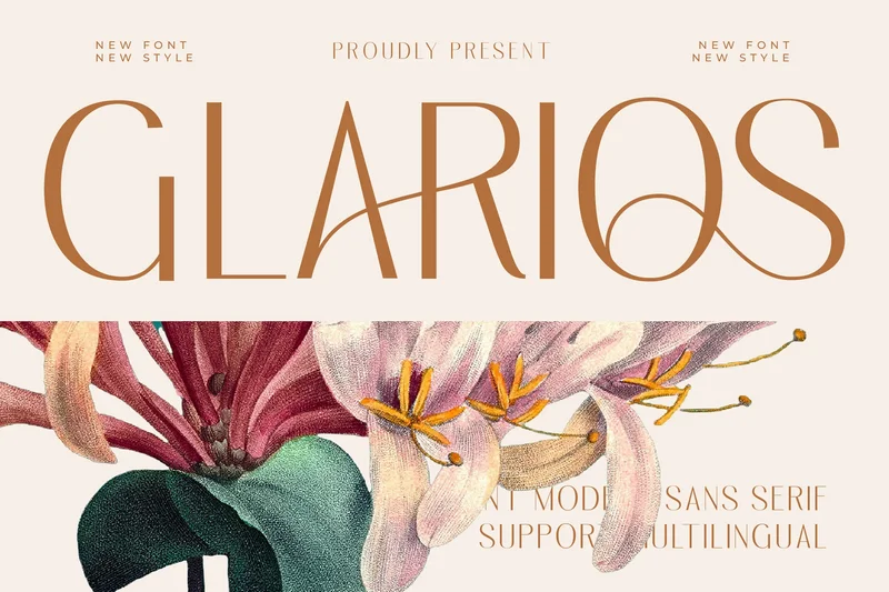 Glarious modern sans serif fonts  free font download | freefont Pro