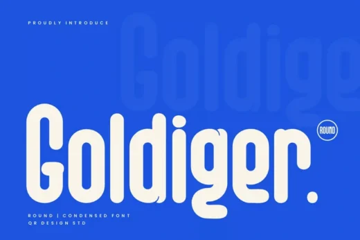 Goldiger - Round Sans Font