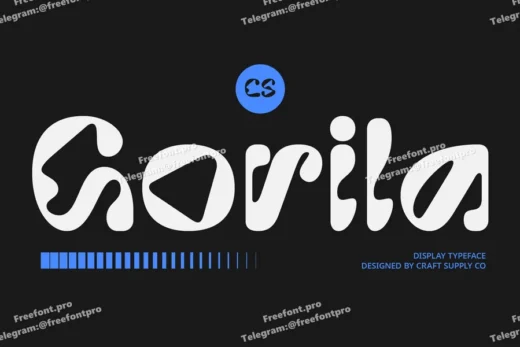 Gorila – Trippy Font