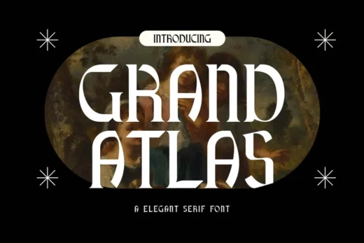 Grand atlas serif font  free font download | freefont Pro