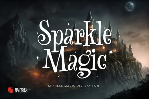 Halloween horror   sparkle magic  free font download | freefont Pro