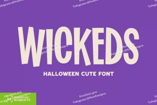 Halloween   wickeds  free font download | freefont Pro