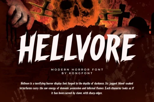 Hellvore – Modern Horror Font