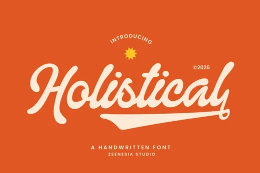 Holistical  free font download | freefont Pro