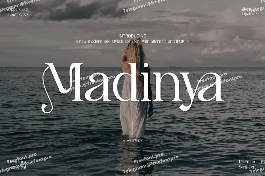 Madinya  free font download | freefont Pro