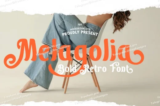 Melagolia Retro Script