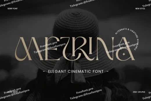Metrina - Elegant Cinematic Font