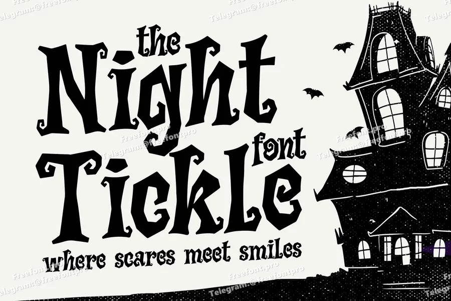 Nighttickleahorrorplayfulfont20250807184535utc free font download | freefont Pro Night tickle a horror playful font free font download | freefont Pro