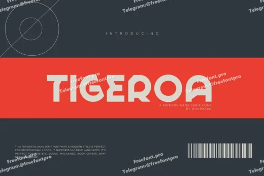 Tigeroa  free font download | freefont Pro