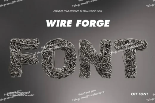 Wire Forge Font