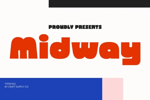 Midway  bold font  free font download | freefont Pro