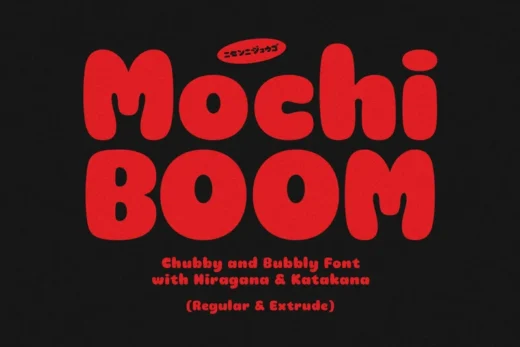 Mochi boom   playful bubbly font  free font download | freefont Pro