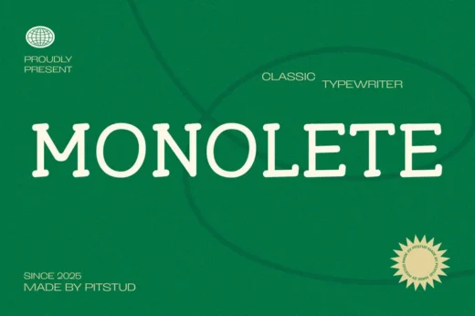 Monolete - Vintage Retro Serif