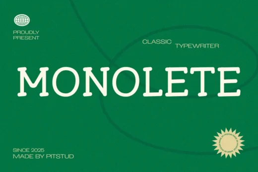 Monolete   vintage retro serif  free font download | freefont Pro