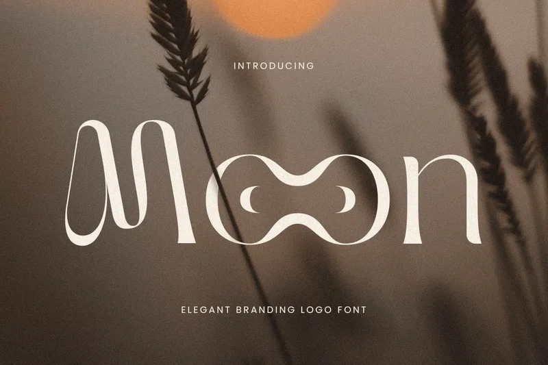 Moon   cinematic branding logo font  free font download | freefont Pro