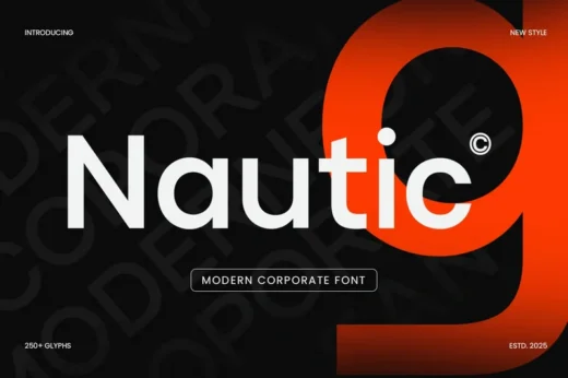 Nautic - Modern Corporate Font